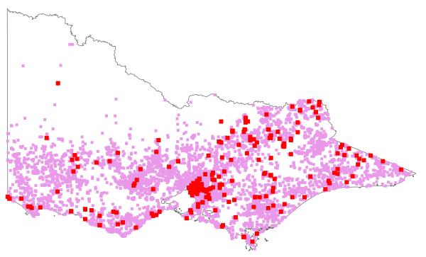 Centaurium erythraea (distribution map)