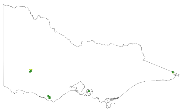 Lycopodiella serpentina (distribution map)