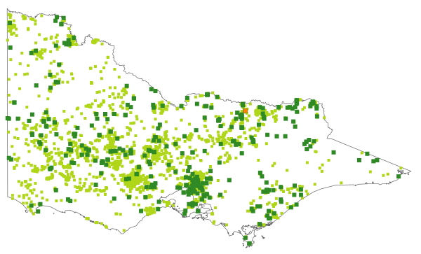 Wurmbea dioica (distribution map)