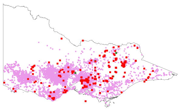Agrostis capillaris (distribution map)